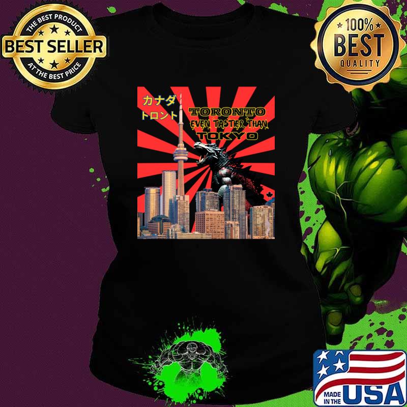 Toronto Tokyo City Godzilla Monster Tourist Canada T-Shirt