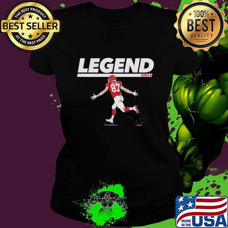 Travis Kelce Legend Football For The Kansas City Chiefs T-Shirt
