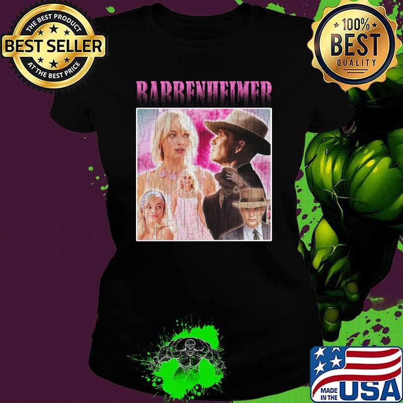 Vintage barbenheimer 2023 carcked effect T-Shirt