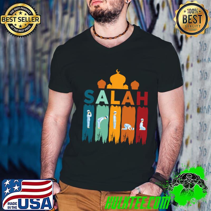 Vintage Salah Islamic Religion Mosque Allah Muslim T-Shirt