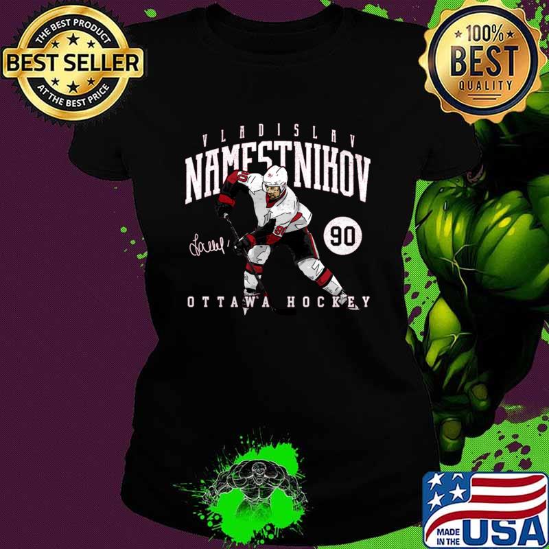 Vladislav Namestnikov Signature A Russian Hockey Ottawa Game T-Shirt