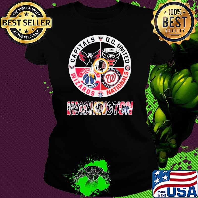 Washington All Team Sports Capitals Dc United Nationals And Wizards shirt