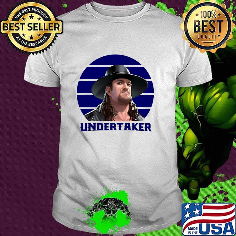 Wwe Smackdown Undertaker Mark William Calaway Heavyweight Champion Retro T-Shirt
