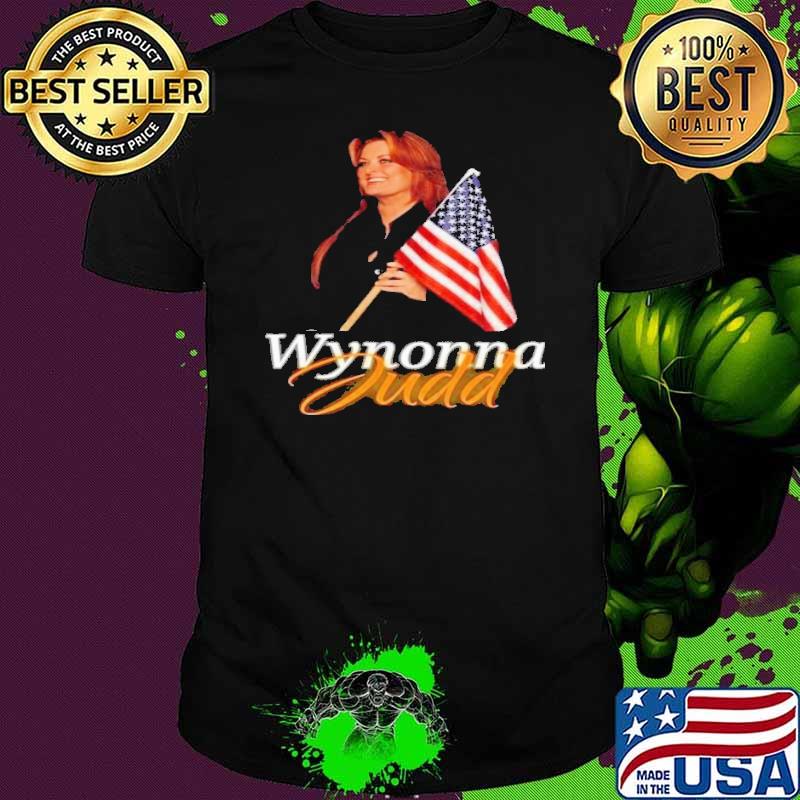 Wynonna judd american flag shirt