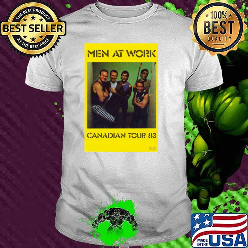 1983 Men at Work Canadian Tour concert T-Shirt