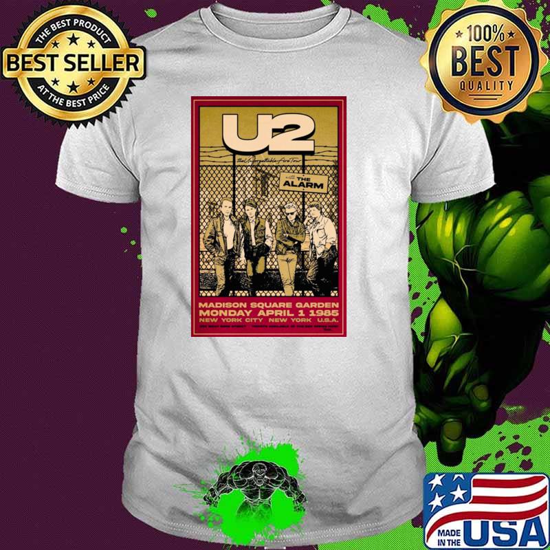 1985 U2 madison square garden monday nrw york city concert tour T-Shirt