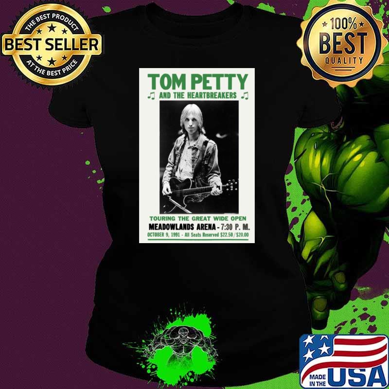 1991 Tom Petty And The Heartbreakers Touring The Great Wide Concert Tour T-Shirt