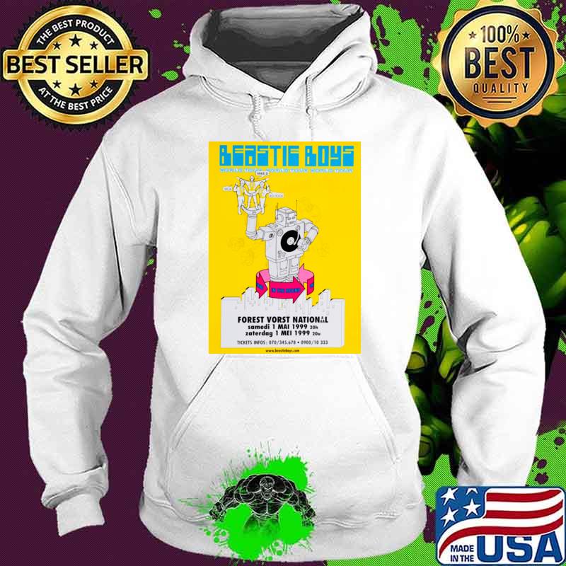 1999 Beastie Boys World Tour Forest Vorst National T-Shirt Hoodie 1999 Beastie Boys World Tour Forest Vorst National T-Shirt Hoodie