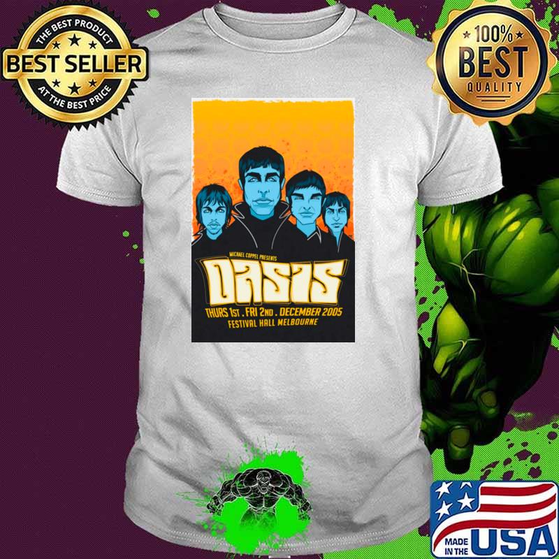 2005 Oasis festival hall melbourne concert flyer T-Shirt Unisex 2005 Oasis festival hall melbourne concert flyer T-Shirt Unisex