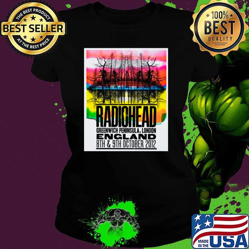 2012 Radiohead greenwich peninsula london england colors T-Shirt