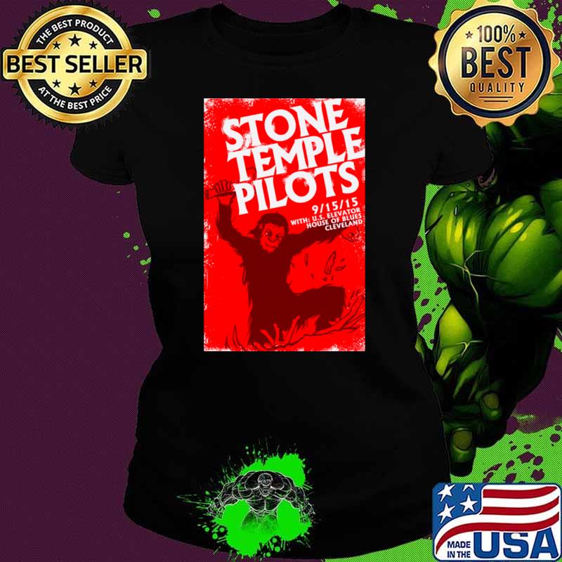 2015 Stone Temple Pilots Us Elevator House Of Blues Cleveland concert flyer T-Shirt