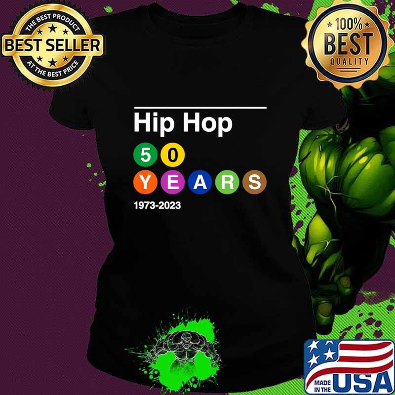 50 Years of Hip Hop 1973-2023 50th Anniversary Subway T-Shirt