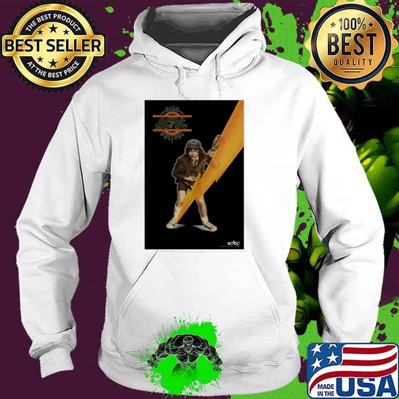 AC DC High Voltage Angus Young With Lightning shirt