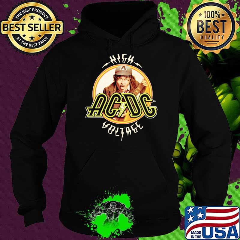 AC DC Logo High Voltage Album Angus Young s Hoodie AC DC Logo High Voltage Album Angus Young s Hoodie