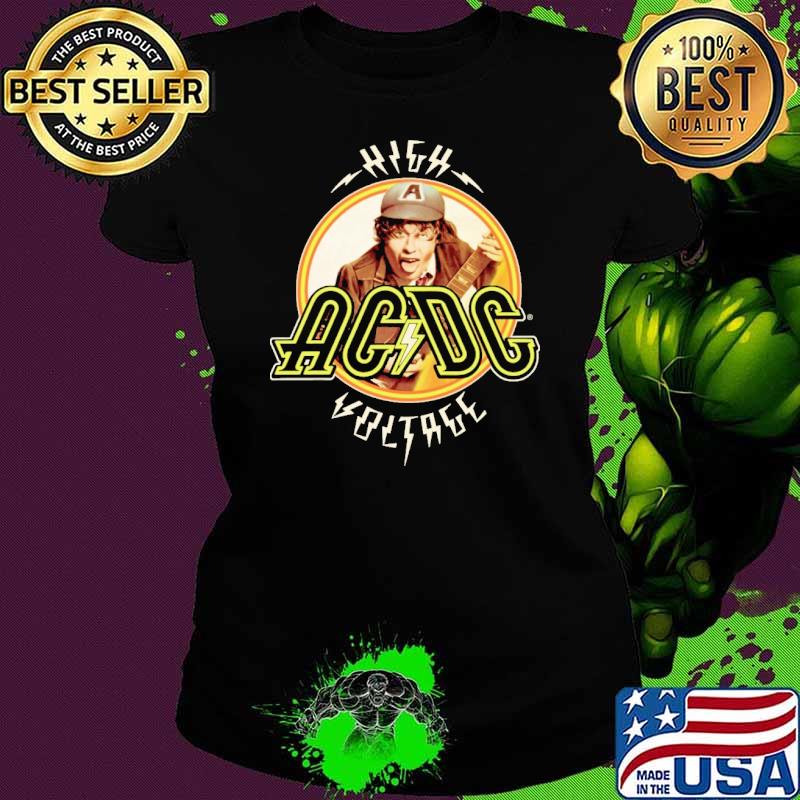 AC DC Logo High Voltage Album Angus Young shirt