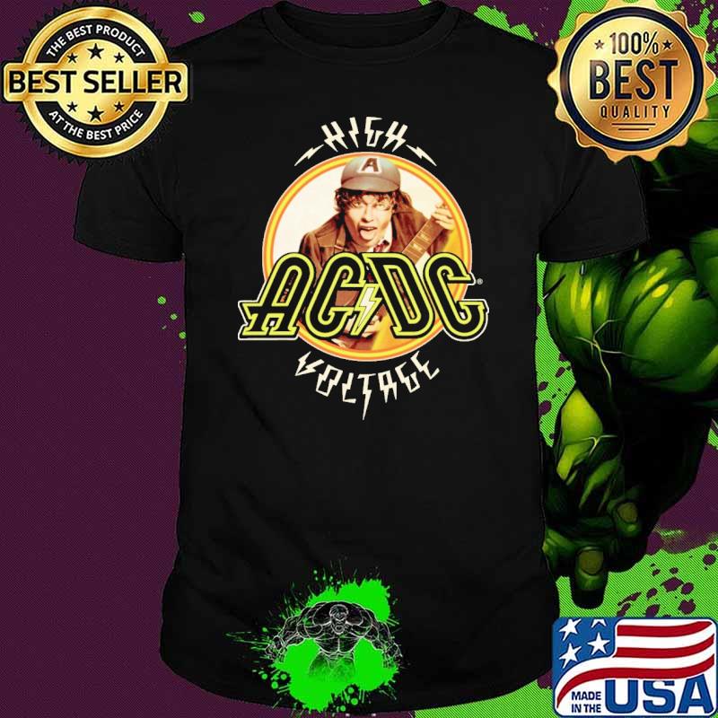 AC DC Logo High Voltage Album Angus Young s Unisex AC DC Logo High Voltage Album Angus Young s Unisex