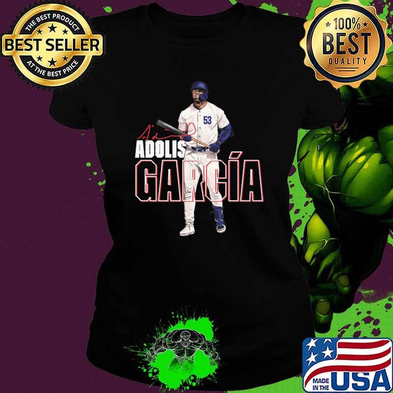 Adolis Garcia Cuban professional baseball outfielder Texas Stance T-Shirt