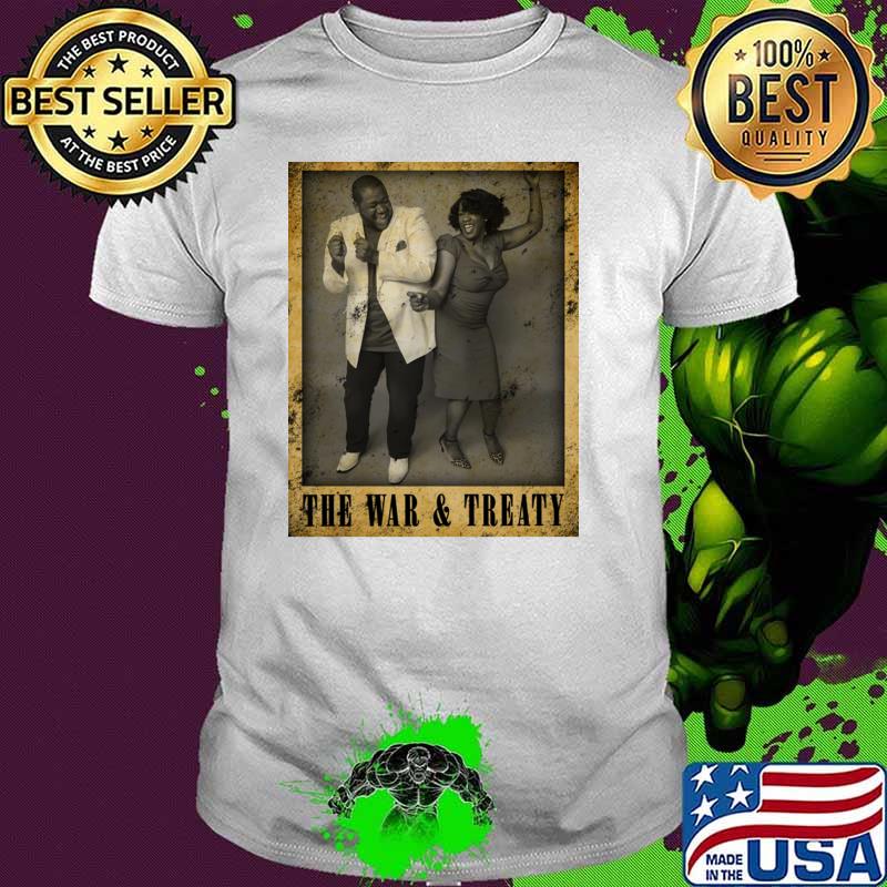 An American husband and wife The War and Treaty Poster T-Shirt