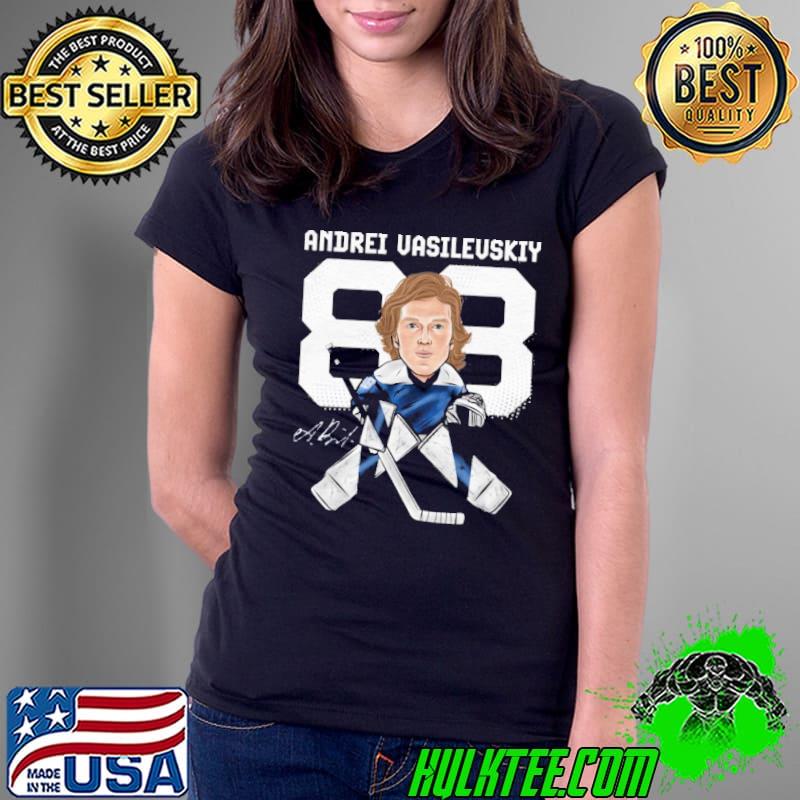 Andrei Vasilevskiy Cartoon Shirt Ladies Tee Andrei Vasilevskiy Cartoon Shirt Ladies Tee