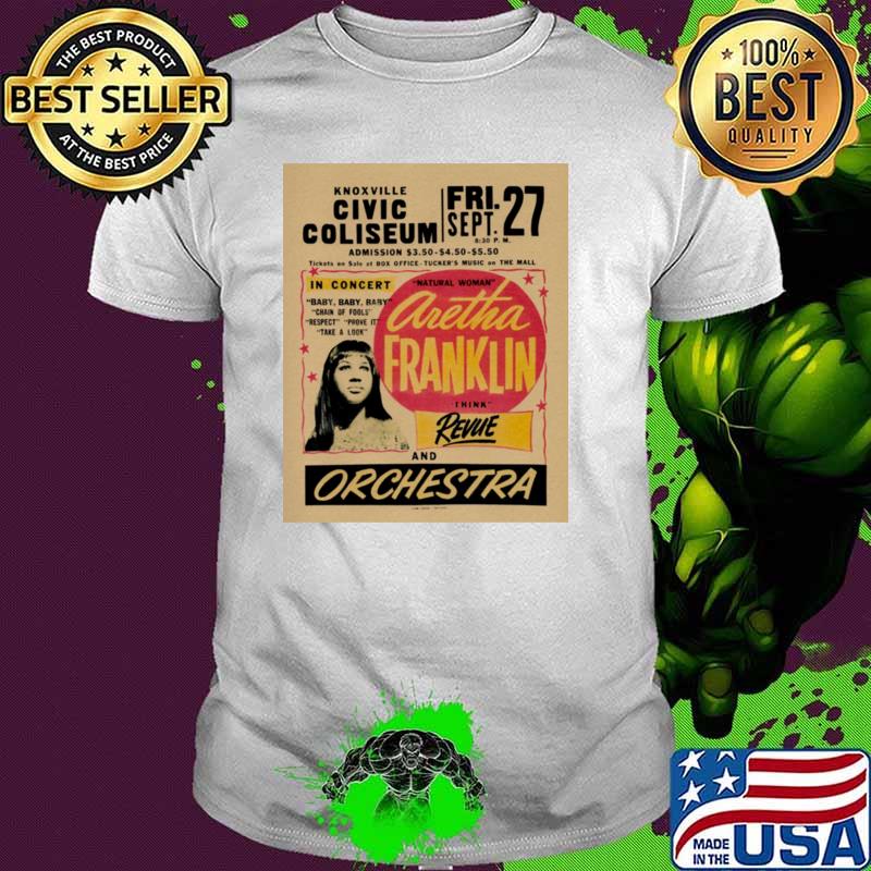 Aretha Franklin Concert And Orchestra Civic Coliseum T-Shirt