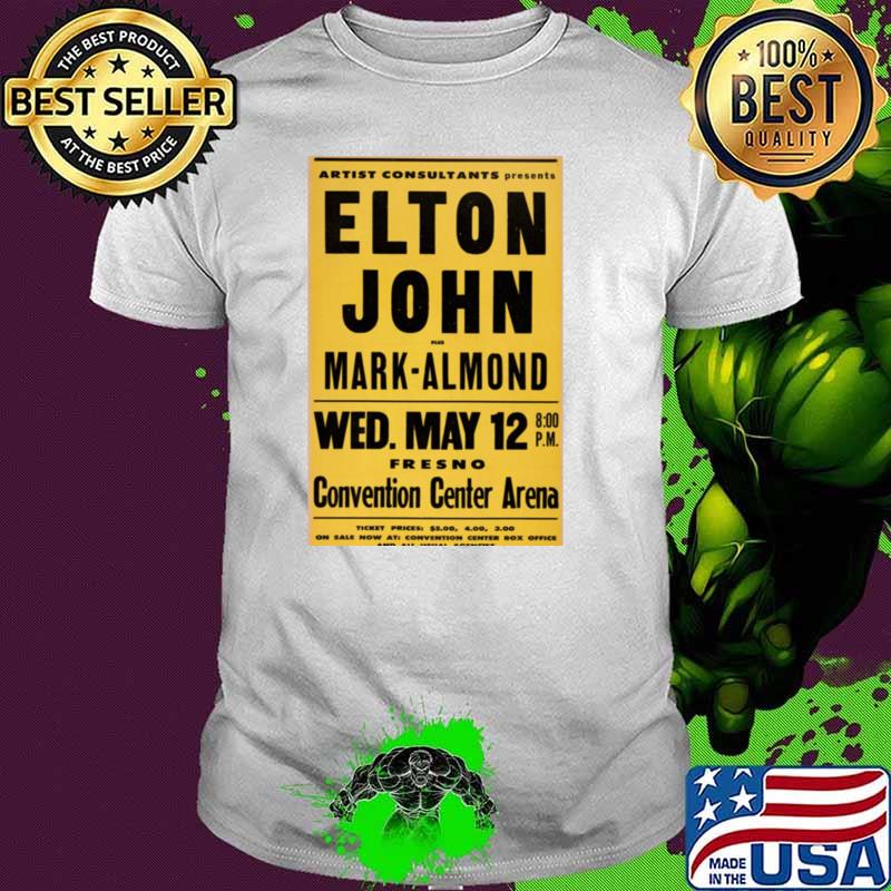 Artist Consultants Presents Elton John Convention Center Arena concert T-Shirt