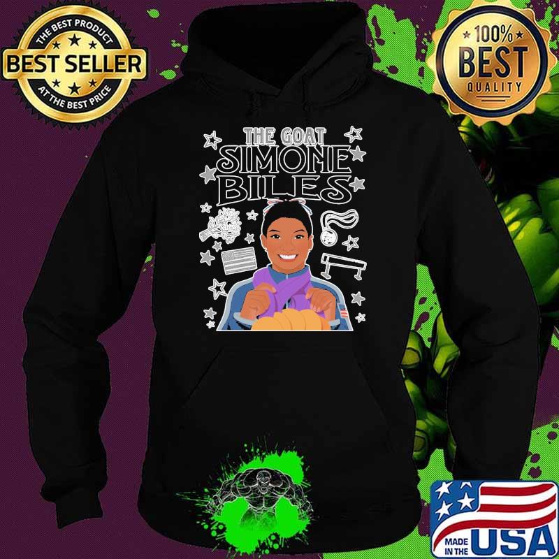 Awesome the Goat Simone Biles American artistic gymnast stars s Hoodie Awesome the Goat Simone Biles American artistic gymnast stars s Hoodie