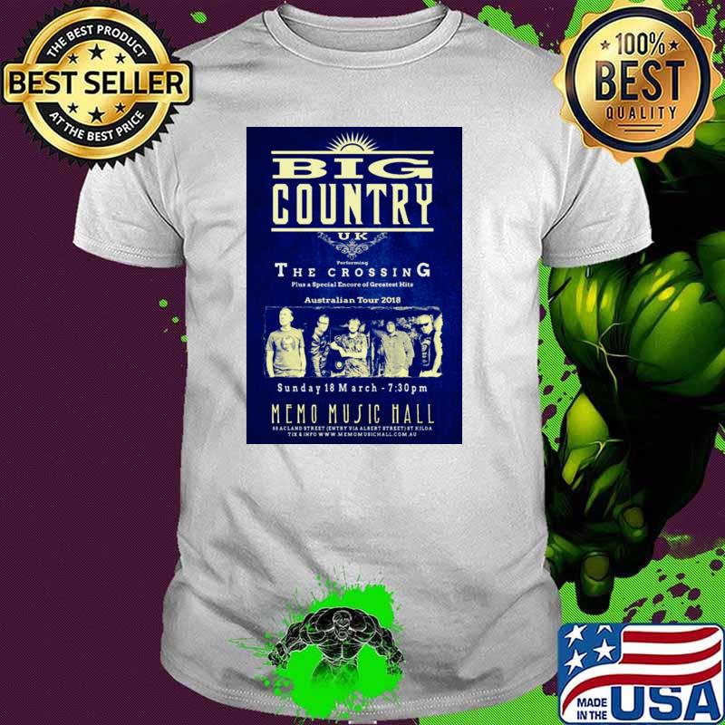 Big Country The Crossing Memo Music Hall concert announcement T-Shirt