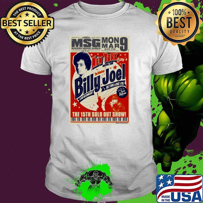 Billy Joel concert new york the 15th sold out show T-Shirt