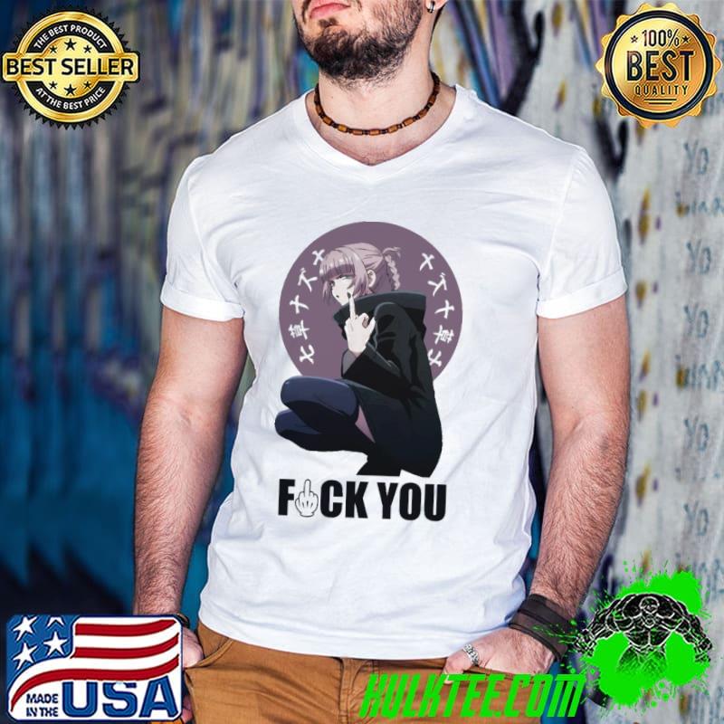 Call Of The Night Nazuna Middle Finger s Guys V Neck Call Of The Night Nazuna Middle Finger s Guys V Neck