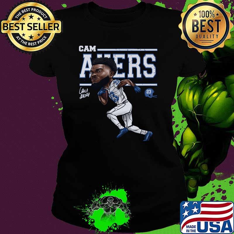 Cam Akers Signature Football Player For Los Angeles R Cartoon T-Shirt