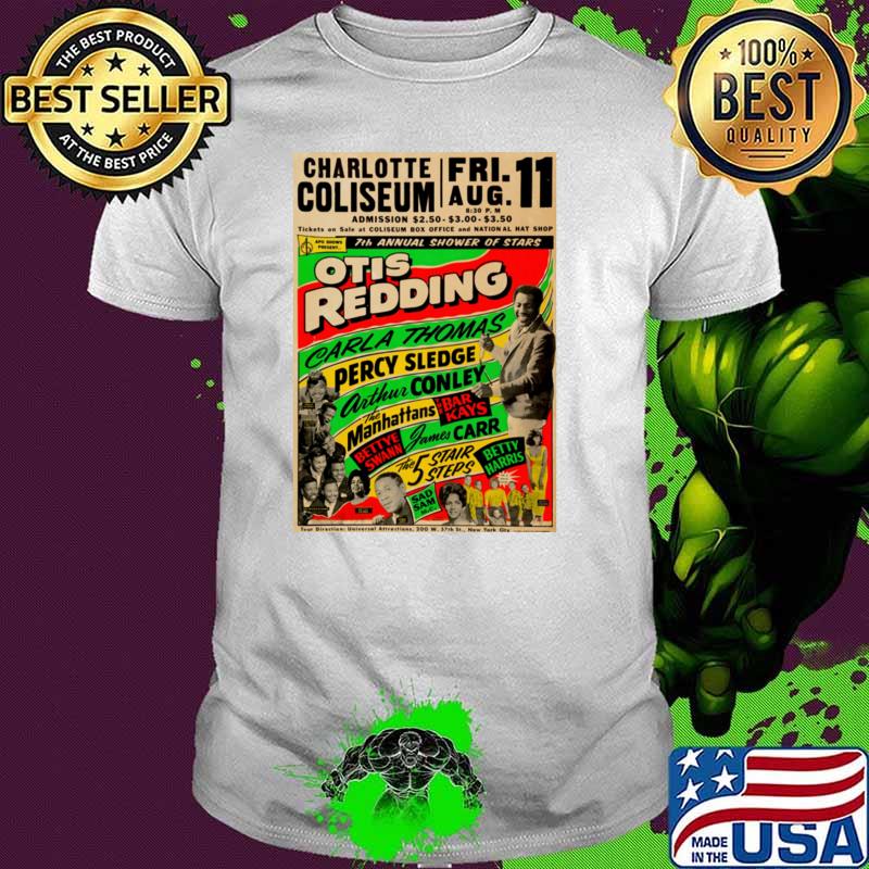 Charlotte Coliseum Otis Redding Carla Thomas Concert T-Shirt