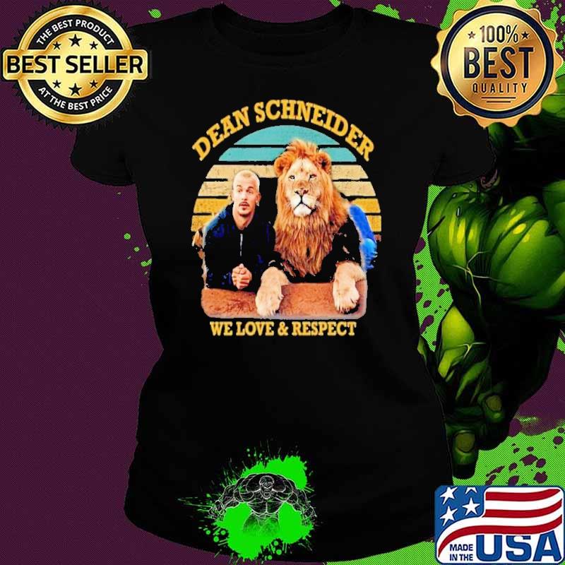 Dean Schneider We Love And Respect LIon Vintage shirt