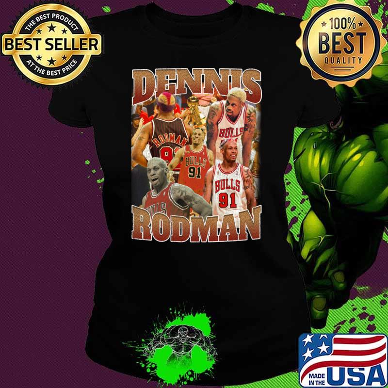 Dennis Rodman Bulls Basketball An American T-Shirt