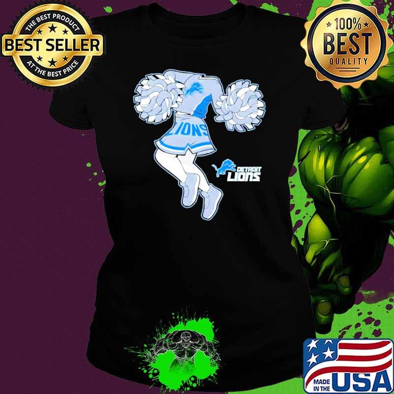 Detroit Lions Girls Toddler Cheerleader shirt