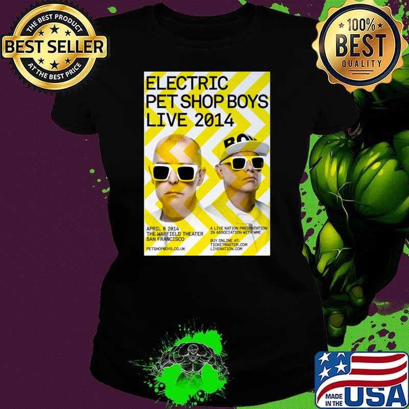 Electric Pet Shop Boys Live 2014 The Warfield Theater San Francisco concert flyer T-Shirt