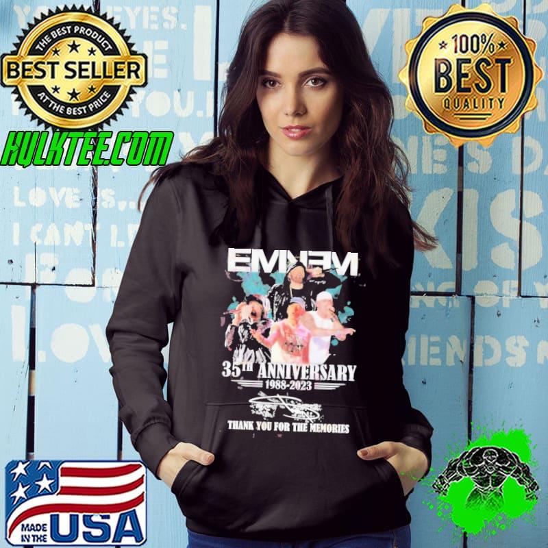 Eminem 35th anniversary 1988 2023 thank you for the memories s Hoodie Eminem 35th anniversary 1988 2023 thank you for the memories s Hoodie