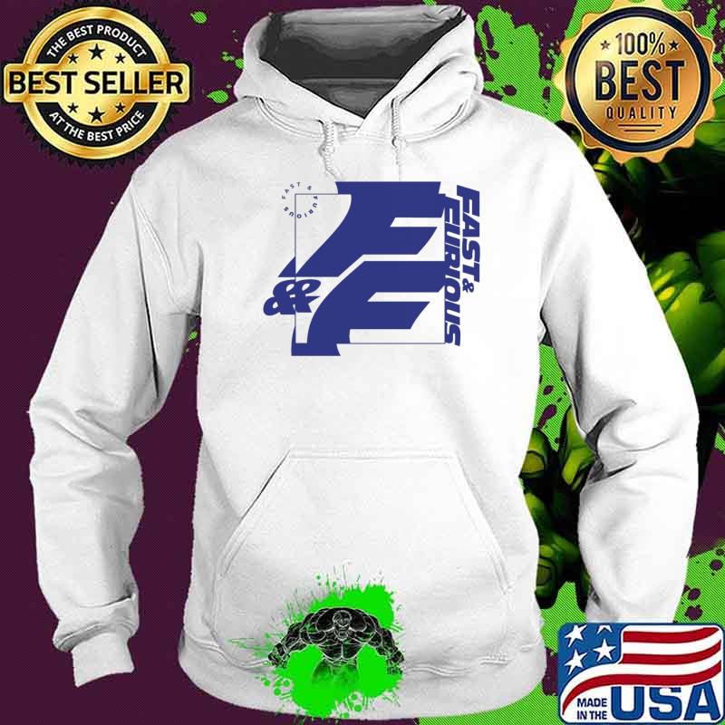 Fast And Furious F&F Logo Abstract Blue shirt