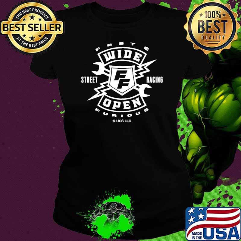 Fast And Furious Logo Wide Open White shirt