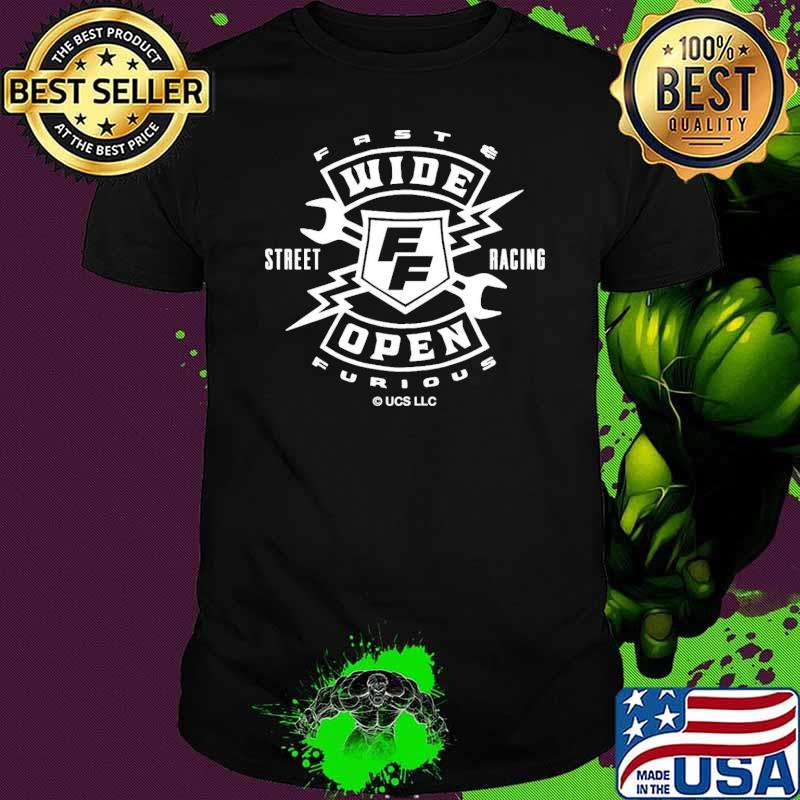 Fast And Furious Logo Wide Open White s Unisex Fast And Furious Logo Wide Open White s Unisex