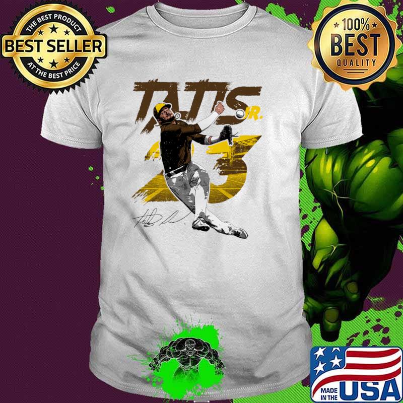 Fernando Tatis Jr. San Diego Rough Signature Baseball T-Shirt