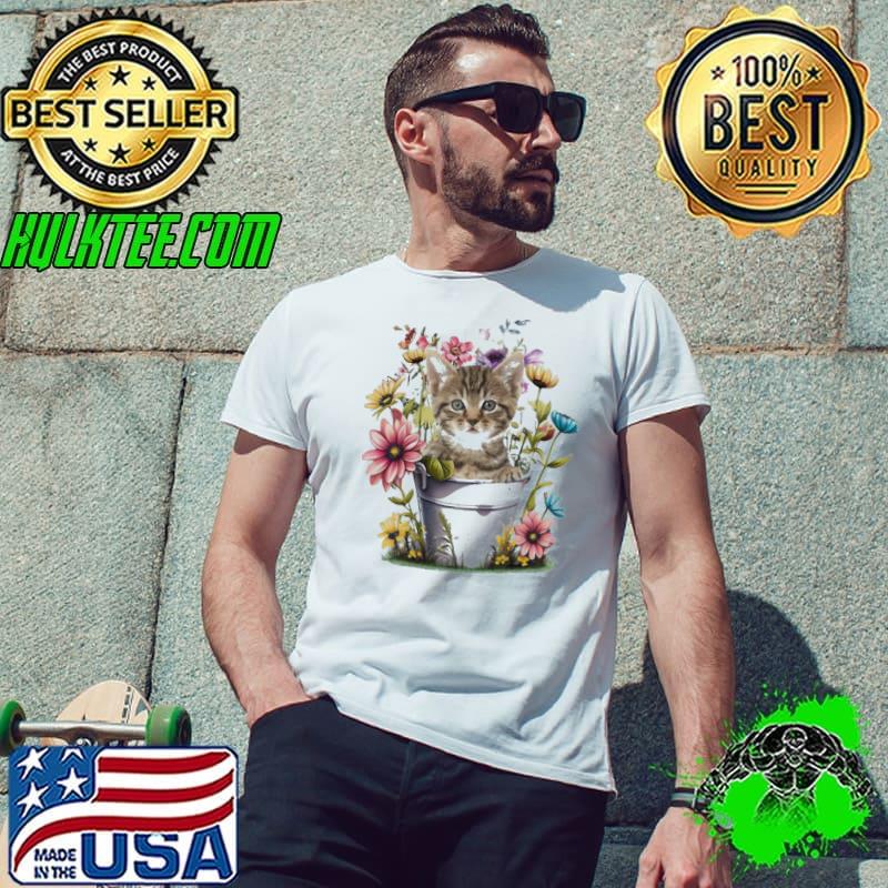 Flower Color Cat Love shirt Flower Color Cat Love shirt