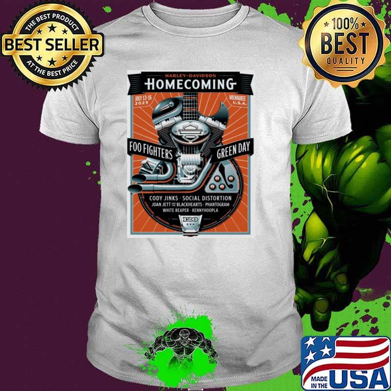 Foo Fighters Green Day Cody JInks Social Distortion concert T-Shirt