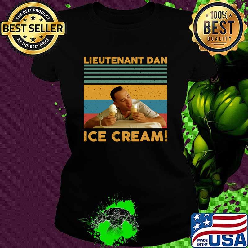 Forrest Gump Lieutenant Dan Ice Cream Vintage T-Shirt Forrest Gump Lieutenant Dan Ice Cream Vintage T-Shirt