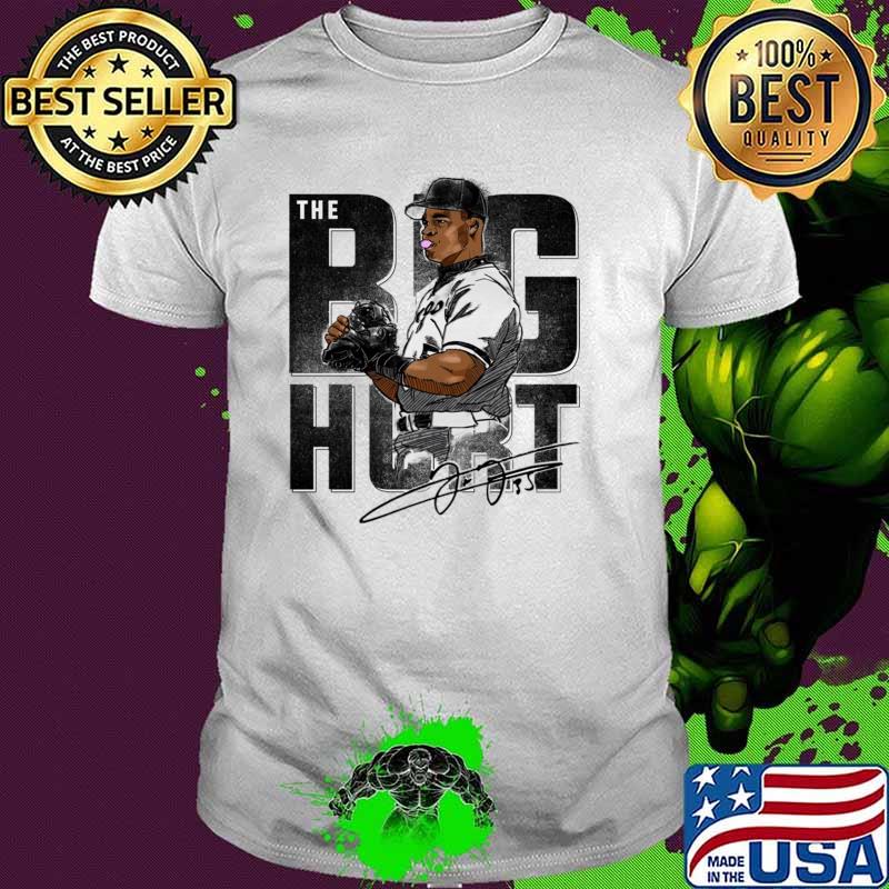 Frank Thomas Signature Baseball Chicago W Bubble T-Shirt Frank Thomas Signature Baseball Chicago W Bubble T-Shirt
