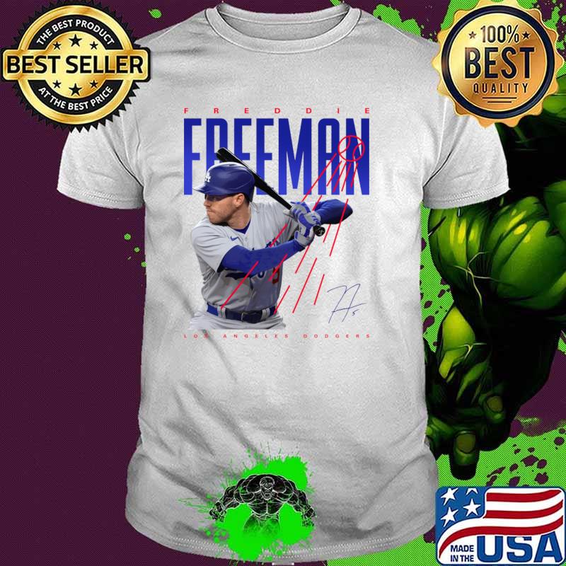 Freddie Freeman Los Angeles Dodgers Signature Baseball T-Shirt