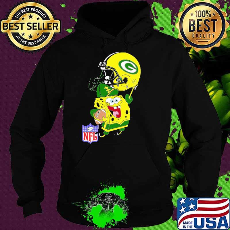 Green Bay Packers Football Fan Spongebob s Hoodie Green Bay Packers Football Fan Spongebob s Hoodie