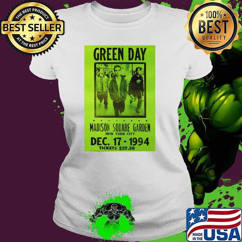 Green Day madison Square Garden new york city concert T-Shirt Ladies tee Green Day madison Square Garden new york city concert T-Shirt Ladies tee