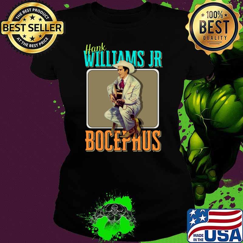 Hank Williams Jr Faded an American singer playing guitar T-Shirt