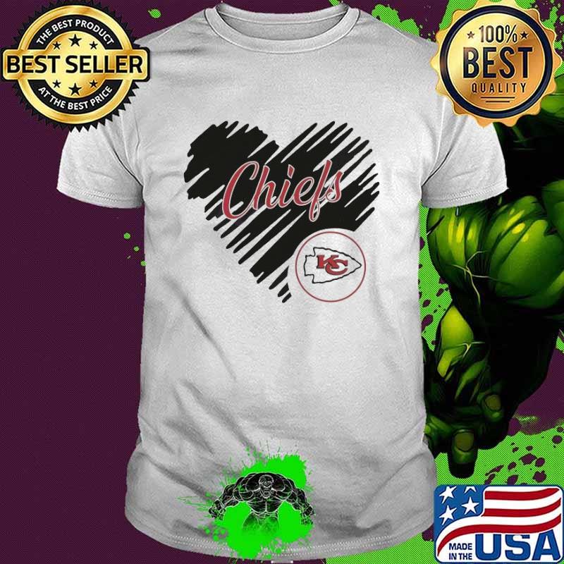 Heart Kansas City Chiefs NFL Logo Shirt