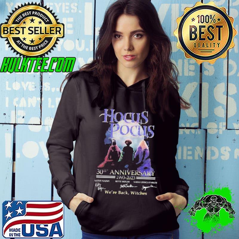 Hocus Pocus 30th Anniversary 1993 – 2023 We’re Back Witches Signatures s Hoodie Hocus Pocus 30th Anniversary 1993 – 2023 We’re Back Witches Signatures s Hoodie